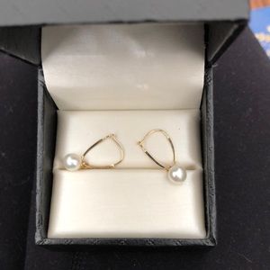 Delicate Pearl Earrings